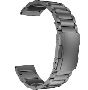MaKTech �`�^���o���h�A22mm�y�ʃ����s�[�X���^�������N�u���X���b�g�ASamsung Galaxy Watch 3 45mm/46mm,HuaWei Watch 4/3 & Ultimate/GT 4/3 46mm Pro,Amazfit GTR 3/2�ɑΉ� (�X�y�[�X�O���C)