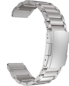 MaKTech �`�^���o���h�A20mm�y�ʃ����s�[�X���^�������N�u���X���b�g�ASamsung Galaxy Watch 7 FE 6 5 4,40/42/43/44/45/46/47mm,Huawei GT 4/3-41/42mm�ɑΉ� (��)