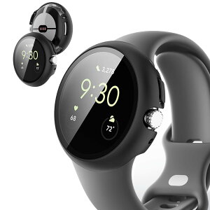 For Google Pixel Watch 3 45mm P[X YAJOJO ی KXtB ̌^ Jo[ X}[gEHb` 3DȖʋtB GbW^b` hC菝 hՌ h~ Sʕی EȒP yubNz