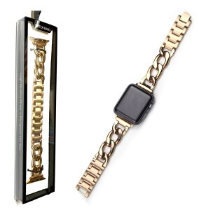 Royce&Roland Apple watch �`�F�[���o���h ������� �A�b�v���E�H�b�` ���v �o���h (�X�e�����X/�V���o�[) ���f�B�[�X �����Y �M�t�g �v���[���g (40mm 41mm 42mm, �s���N�S�[���h)