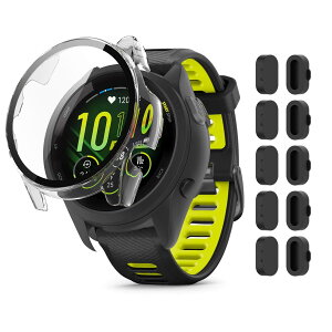 �K�p Forerunner 265S [�K���X�t�C������̌^�P�[�X+10���Z�b�g�h�o�v���O] �yNOUKAJU�z �P�[�X �ی�J�t�B���� ��� �ی�P�[�X PC+�����K���X�t �ی� �J�o�[ ��̌^ �S�ʕی� �����^ �����ȒP �Ϗ�