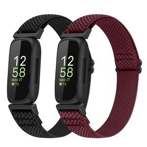 JMIO 2 �p�b�N ���߉\�Ȓe���i�C���� �X�|�[�c�o���h Fitbit Inspire 3/2/1/Inspire HR/Inspire Ace 2/Ace 3�Ή� �j�����p�����p���X�g�o���h �\�t�g�ȃ\�����[�v�t��
