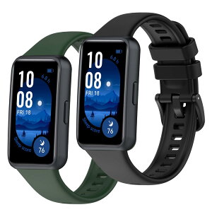 [WUWOCJ] 2�{�Z�b�g�o���h�Ή� Huawei Band 8/Huawei Band 9 �_�炩�� �h�� �����p�X�g���b�v �X�|�[�c�o�� (��/�O���[��)