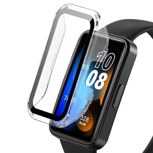 AiMaoo Huawei Band 9 / Huawei Band 8 Ή P[X KXtB ی Jo[ d|PCf ̉ ϏՌ h~ ϐFh~ SʃJo[ Sʕی X}[gEHb` Huawei Band 9 / Huawei Band 8 (N