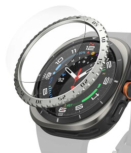 �yRingke�zGalaxy Watch Ultra 47mm �P�[�X BEZEL STYLING & GLASS (�P�[�X1��+�K���X�t�B����1��) �X�e�����X�� �ϐF�h�~ �ϏՌ� �����^ �ی�P�[�X ���^���b�N �M�����N�V�[�E�H�b�`�E���g�� �X�}�[�g�E�H