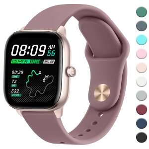 [Vancle] 20mm �o���h for Amazfit GTS 4 Mini/GTS 4/GTS 3/GTS 2 Mini, Bip U Pro/Bip 3/Bip 3 Pro �o���h �����x���g �_�炩�� �V���R���o���h ���߉\ (�X���[�N�o�C�I���b�g)