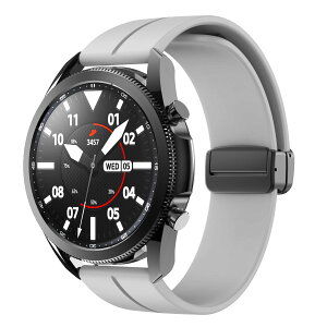 22mm���v�X�g���b�v �V���R�������p�X�g���b�v�A�R���p�`�u��Garmin Vivoactive 4/Galaxy Watch 3 45mm/ Gen 5/�R���p�`�u��Huawei GT2 46mm/ GT2 pro 46mm�A�h���V���R���X�|�[�c ���C�N���X�v �N�C�b�N �����[�X
