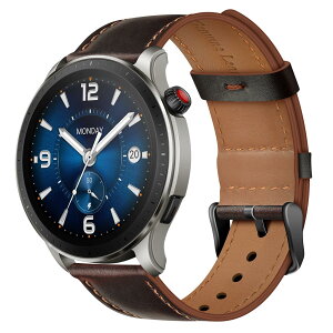 [Amzpas] 22mm ���U�[�o���h for Amazfit Bip 5 / GTR 47mm / GTR 2 / GTR 2e / GTR 3 / GTR3 Pro/GTR 4 / Stratos 3 / Stratos 2, ���U�[�o���h�p �����p�x���g (�R�[�q�[)