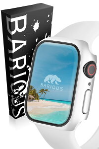 BARIOUS BARIGUARD3 for AppleWatch �A�b�v���E�H�b�`�p �h�� �ی�P�[�X �}�b�g�z���C�g Apple Watch Series6 Series5 Series4 SE �Ή� 44mm