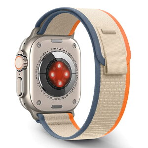 Aizgalxor トレールループ バンド 対応 Apple Watch Ultra 49mm 46mm 45mm 44mm 42mm 41mm 40mm 38mm、スポーツ ナイロン バンド 対応 iWatch Ultra 2/Series 10/9/8/7/6/5/4/3/2/1/SE