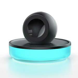 「業界初!オシャレな球形設計」 アップルウォッチ 充電器 apple watch 充電 可変七色LED アップル ウォッチ 充電スタンド ワイヤレス磁気充電機 急速充電 ナイトスタン USB-C ケーブルと可変7色