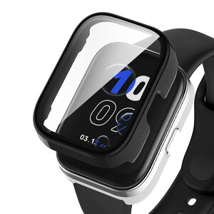 AiMaoo Amazfit Bip 5 Unity Ή P[X KXtB ی Jo[ d|PCf ̉ ϏՌ h~ ϐFh~ SʃJo[ Sʕی X}[gEHb` Amazfit Bip 5 Unity (ubN)