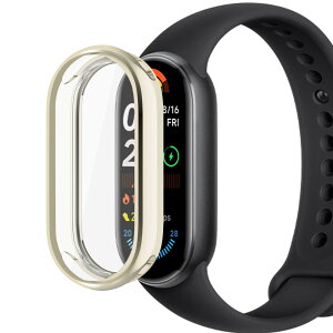 For Xiaomi Smart Band 9/9 NFC P[X VI~ X}[goh9 SʕیP[X yKibncoz bLdグ TPU \tg y ϏՌ EȒP Jo[ Xiaomi Band9 (S[h)