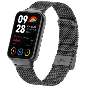 [RoSoki] �o���hXiaomi Redmi watch 4 / Xiaomi Band 8 Pro/Xiaomi Smart Band 8 Pro �Ή� �o���h �X�e�����X�`�[�� �����o���h �����o���h �X�e�����X�o���h �ւ��X�g���b�v Xiaomi Redmi watch 4 / Xiaomi Band 8 Pro/Xiaomi Sma