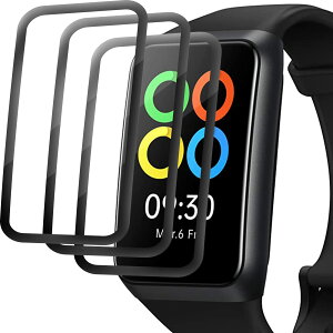 Miimall�y3���Z�b�g�zOppo Band 2 �Ή��t�B���� PMMA+PC���� Oppo Band 2 �X�}�[�g�E�H�b�`�t���ی�t�B���� �w��h�~ �C�A�Ȃ� �����ߗ� �ȒP�\�t �ی�t�B���� Oppo Band 2�t�B�����i�u���b�N�j