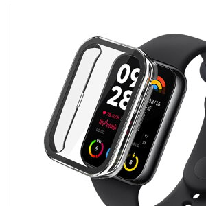 AiMaoo Xiaomi Smart Band 8 Pro/Xiaomi Mi Band 8 Pro Ή P[X KXtB ی Jo[ d|PCf ̉ ϏՌ h~ ϐFh~ SʃJo[ Sʕی X}[gEHb` Xiaomi Smart Band 8 Pro