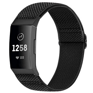 �R���p�`�u�� Fitbit Charge 4 / Fitbit Charge 3 / Charge 3 SE �i�C�����e���X�|�[�c�o���h�����p�X�g���b�`�o���h �X�g���b�v