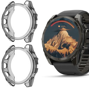 Lamshaw for Garmin Fenix 8 یP[XAMY|E^GXg}[XN[veN^[ATPUP[X ϏՌJo[ h~Fenix 8 43mm, 47mm, 51mmCFenix E 47mm X}[gEHb`ɑΉ (ub