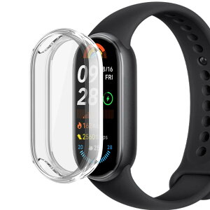 For Xiaomi Smart Band 9/9 NFC P[X VI~ X}[goh9 SʕیP[X yKibncoz bLdグ TPU \tg y ϏՌ EȒP Jo[ Xiaomi Band9 (NA)