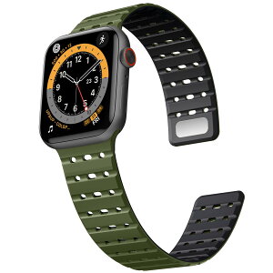 [Bandletic] �A�b�v���E�H�b�` �o���h �V���R�� �}�O�l�b�g - �� ����Ȃ� �X�|�[�c�o���h 42mm 44mm 45mm 46mm 49mm �ʋC�� �h�� �y�� 2�F�f�U�C�� �����o���h Series Ultra2/Ultra/SE2/SE/10/9/8/6/5/4/3/2/1