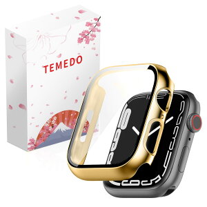 TEMEDO �Ή� Apple Watch �P�[�X 44mm �A�b�v���E�H�b�` �J�o�[ PC�f�� ���b�L���H Apple Watch �J�o�[ �S�ʕی� ��d�\�� �A�b�v���E�H�b�` �P�[�X �K���X�t�B���� ��̌^ Apple Watch se2/se/6/5/4 �A�b�v��