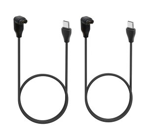 SHEAWA Garminガーミン用充電ケーブル 2点セット 充電器 L型 Type-C Approach S70/Vivosmart5 耐久性に優れ USB充電 アクセサリー ガーミン Forerunner 265/265S/255/255S/955/965/instinct 2X/Approach S62/Fenix7/ForeAthlete 745/55