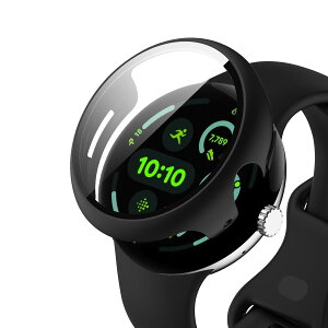 AiMaoo Google Pixel Watch 3 45mm Ή P[X KXtB Pixel Watch 3 45mm ی Jo[ d|PCf ̉ ϏՌ h~ ϐFh~ SʃJo[ Sʕی X}[gEHb` Google Pixel Watch 3 45