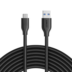 Anker USB Type C P[u PowerLine USB-C & USB-A 3.0 P[u iPhone 16 / 15 / Oculus link/Galaxy/iPad Pro/iPad Air/MacBook/MacBook Air/Xperia ̑AndroideAUSB-C@Ή 3.0m ubN