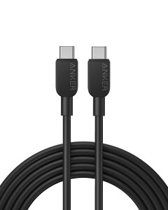 Anker 310 ϋviC USB-C & USB-CP[u 60W USB PDΉ USB2.0 iPhone 16 / 15 MacBook Pro iPad Pro iPad Air 5 Galaxy S24 Pixel LG Ή (3.0m ubN)