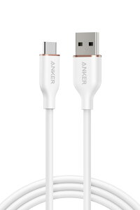 Anker USB-C  USB-A P[u (Flow) ܂ȂP[u 15W oht USB-C@Ή VRfލ̗p Galaxy iPhone 16 / 15 eΉ 1.8m NEhzCg