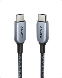 Anker 765 高耐久ナイロン USB-C & USB-C ケーブル (140W 0.9m) USB 2.0 USB PD対応 iPhone 16 / 15 MacBook Pro/Air iPad Pro/Air 5 Galaxy S24 Pixel LG 対応
