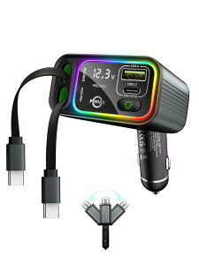 PDMAX 145W ԍڏ[d 4 in 1 VK[\Pbg USB 莮[dP[u ԃJ[`[W[A4䓯ɏ[d USBP[u2{t(Type-C)LEDAUSB|[g2 - iPhone16/15/Pro/PlusASharp Aquos R9 /Wish