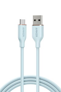 Anker USB-C  USB-A P[u (Flow) ܂ȂP[u 15W oht USB-C@Ή VRfލ̗p Galaxy iPhone 16 / 15 eΉ 1.8m ACXu[
