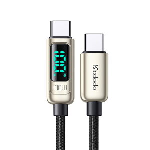 Mcdodo USB-C to USB-CP[u o̓XN[\ 100W PD}[d E-marker`bv f[^] iPhone 16 P[u VF ϋviC҂ Type-CP[u [dR[h MacBook iPad iPhone