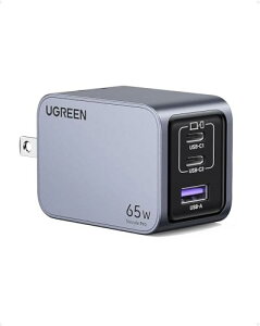 UGREEN Nexode Pro [d 65W 3|[g ^Ōy yVGaNInfinity?`bv{UGREENƎAirpyraZpzPD}[d USB-C*2USB-A*1 PD3.0/QC4+Ή ܏ݎvO m[gPC iPad/iPhone16/Galaxy S24/Pixel8/XPeria5