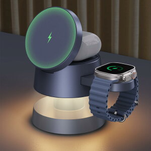 iVANKY iPhone 16/15/14 Pro Max p, 4in1 [d Cube CX[dXe[V MagSafe }Olbg Wireless Charging Station piCgvt |[^u gxX^h 22.5 W }OZ[t 3in1 }[d