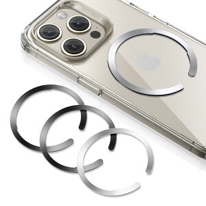 ESR magsafe �����O �}�O�Z�[�t �V�[�� ���͋z�� �}�O�l�b�g�����O ���C���C�����X�[�d�Ή��L�b�g �����^ MagSafe�Ή����^�������O HaloLock���j�o�[�T�������O ���C���� �}�O�Z�[�t �V�[�� iPhone16/