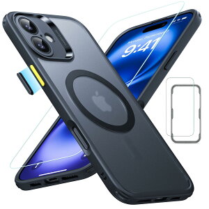 �y�ČRMIL�K�i�EMagsafe�Ή��zESR iPhone 16 �P�[�X (4 in 1) �Z�b�g �������}�b�g�P�[�X �X�N���[���ی�t�B�����t�� ��phone16��p iPhone16 �P�[�X�Ή� �A�C�t�H��16 �P�[�X Classic�V���[�Y �t���X�g�u