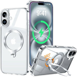 y{̂ČE360°]X^hzZapNet iPhone 16 p NA P[X Magsafe Ή [_X^hE萫][ɓ]Xgbvz[t }OZ[t CX[dΉ ϖh~ ČRMILKi