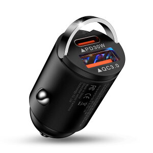 ANNIBER J[`[W[ Type C iphone16 VK[\Pbg }[d/2|[g/12VE24VԑΉ PD30W+QC18W USB-Cԍڏ[d  usb\Pbg ^CvCVK[usb[d USB [dԗp iPhone 16/15/iPhone 15pro/iPhone