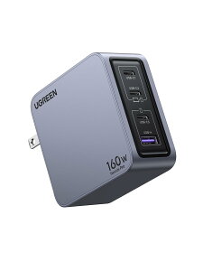 UGREEN Nexode Pro [d 160W 3|[g P|[g140W yVGaNInfinity?`bv{UGREENƎAirpyraZpzPD}[d USB-C*2USB-A*1 PD3.0/QC4+Ή ܏ݎvO m[gPC/iPad/iPhone16/Galaxy S24/Pixel8/XPeria5