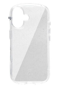 iFace Look in Clear iPhone 16 ケース(クリア/ラメ)【アイフォン16 クリアケース tpu カバー アイフェイス 透明 スマホケース 耐衝撃 ストラップホール付き】