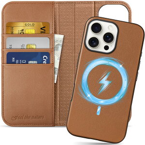 SHIELDON iPhone16 ProMax Ή蒠^P[X 2in1 {v OR ӂ 16 v}bNX gуJo[ Ռz J[h[ uX^h@\ }Olbg [RFIDubLO] S