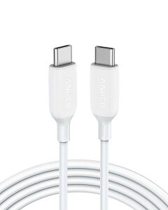 Anker PowerLine III USB-C & USB-C 2.0 100W P[u (1.8m zCg)yϋv/USB PDΉziPhone 16 / 15 MacBook Pro/Air iPad Pro/Air Galaxy Ή
