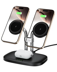 iPhone 16 15ɑΉCX[dASwanScout 706MAfA mag-safe [d iPhone 16/15/14/13/12V[YΉAAirPods 4/Pro 2/Pro/3Ή (ubN)