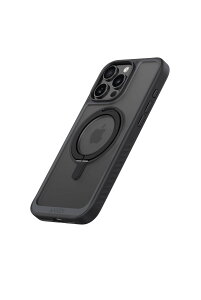 Anker MagGo Magnetic Case (360°リングスタンド, iPhone 16 Pro用) ブラック MagSafe対応 リングスタンド付き スマホケース マグネット搭載/滑り止め / 360°落下保護/耐衝撃/高耐久性/黄ばみなし/米軍MIL規