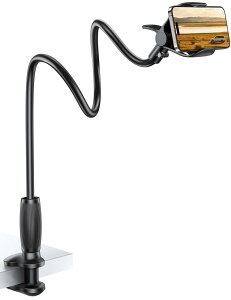 【シリコーン製】 Lamicall 寝ながら スマホアームスタンド 360°回転 : フレキシブル アーム スタンド ベット スマホ ホルダー 卓上 携帯 すまほ けいたい ごろ寝 机 デスク アイホン アンドロ