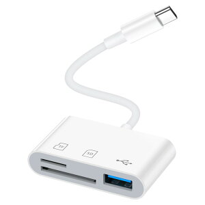 Vedfoad SDJ[h[_[ 3in1 Type-C J[h[_[ USB CJ[h[_[ SD/TF/USB ϊA_v^[ 0TG@\ ݒsv of[^] ʐ^/rfI/t@C J[_[iPhone16A15A