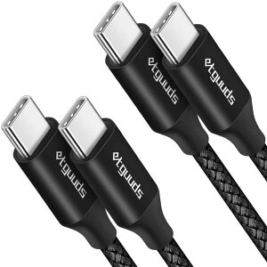 etguuds USB C to C P[u PDΉy1m 2{z60W}[d Type C to Type C P[u ϋv Galaxy S24 S23 S22 Ultra S21 S20 S10 A55 A53 Z Flip6/5 Z Fold6/5AiPhone 16/15 Pro MaxAiPad Pro/AirAMacBook USB-C@Ή
