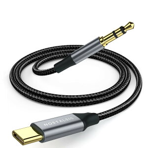 NOSTALSIC USB C to 3.5 mm ϊ AUX P[u 1m I[fBIA_v^ DAC 24bit/96KHzΉiC҂ iPhone15 16 V[Y/iPad Pro/Android/Type CȂǂ̋@ɑΉ